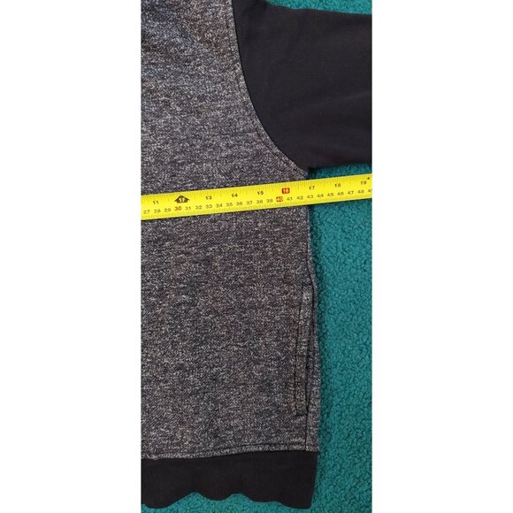 JME Collective Youth Jacket Full Zip Hoodie Coat Grey Black Youth Size Medium - Picture 5 of 7